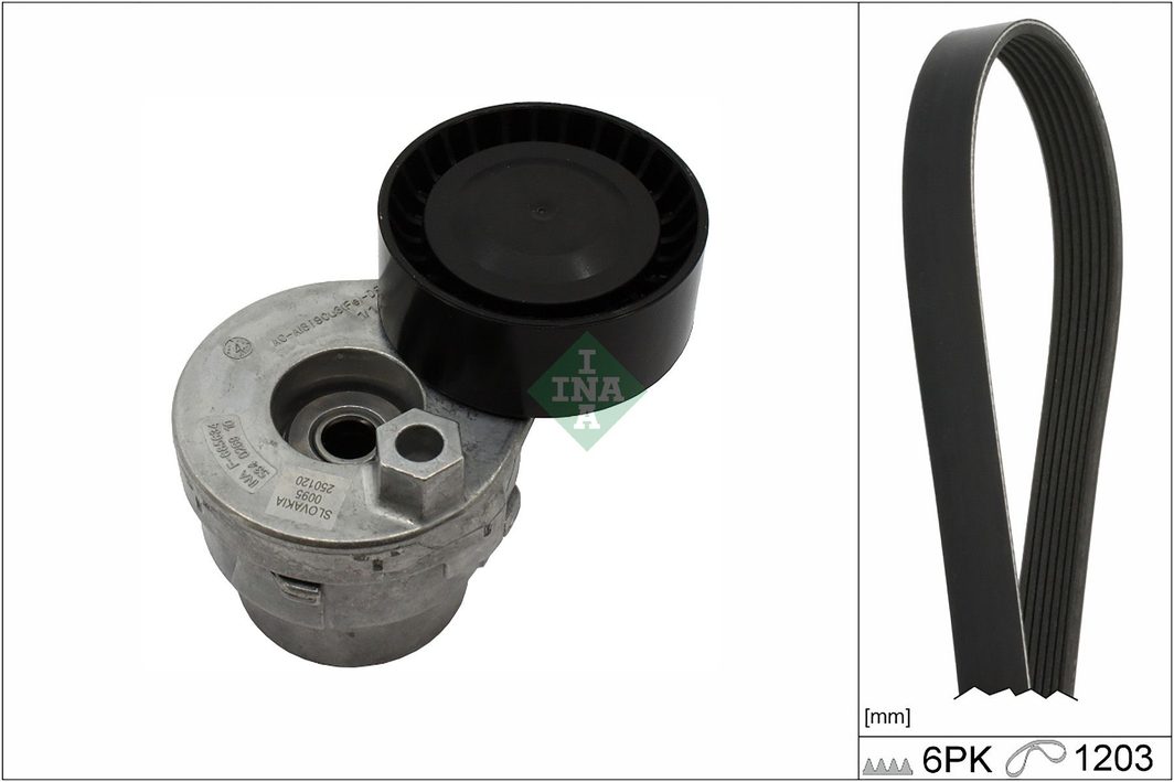 Комплект поліклинових ременів SCHAEFFLER INA 529000910 - zapix