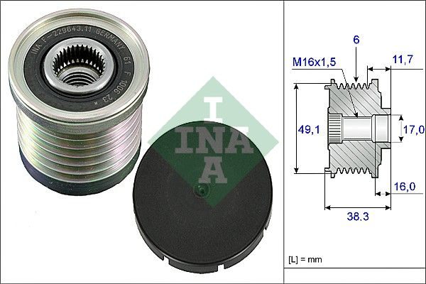 Муфта генератора SCHAEFFLER INA 535003010 - zapix