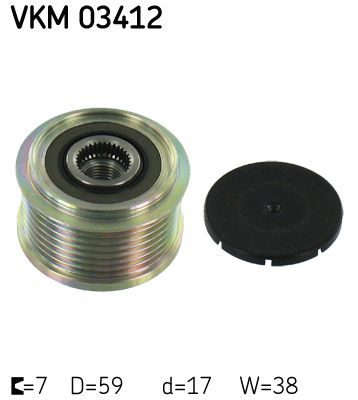 Муфта генератора SKF VKM03412 - zapix