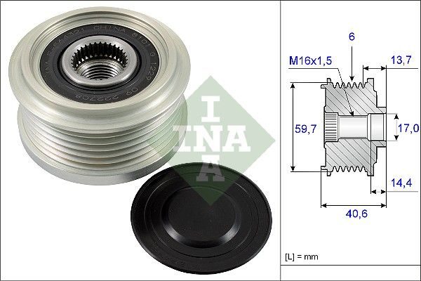 Муфта генератора SCHAEFFLER INA 535022810 - zapix