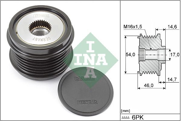 Муфта генератора SCHAEFFLER INA 535030810 - zapix