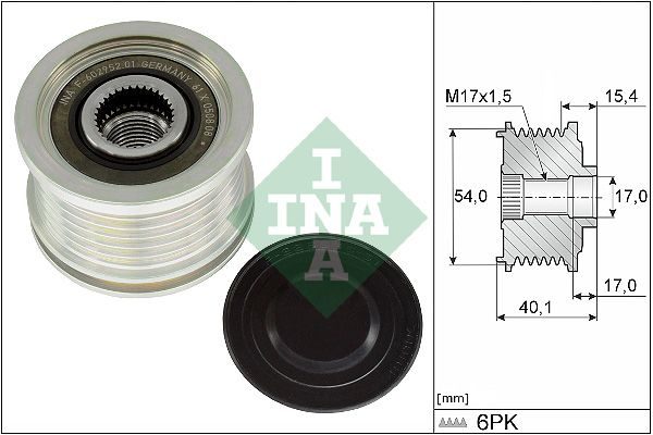 Муфта генератора SCHAEFFLER INA 535031710 - zapix