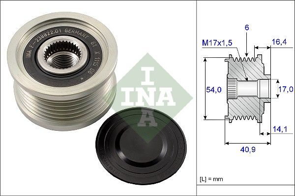 Муфта генератора SCHAEFFLER INA 535011210 - zapix