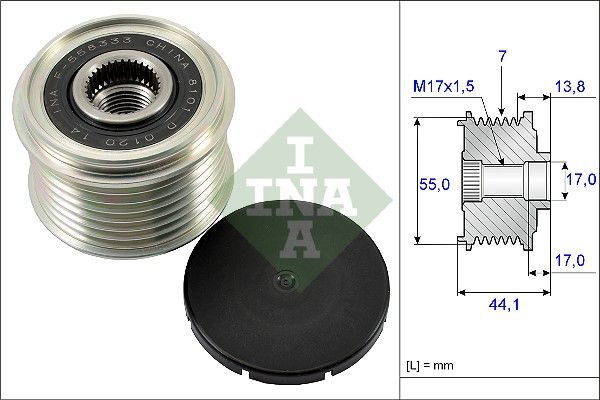 Муфта генератора SCHAEFFLER INA 535016710 - zapix