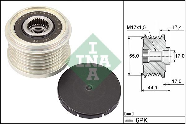 Муфта генератора SCHAEFFLER INA 535031210 - zapix