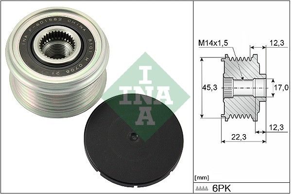 Муфта генератора SCHAEFFLER INA 535029110 - zapix