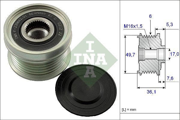 Муфта генератора SCHAEFFLER INA 535013410 - zapix