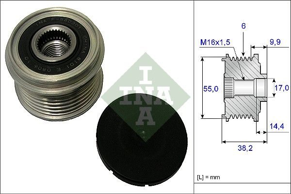 Муфта генератора SCHAEFFLER INA 535021610 - zapix