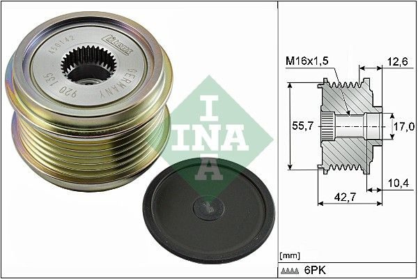 Муфта генератора SCHAEFFLER INA 535027610 - zapix