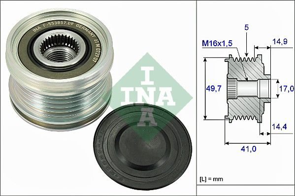 Муфта генератора SCHAEFFLER INA 535010110 - zapix