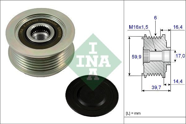 Муфта генератора SCHAEFFLER INA 535024110 - zapix