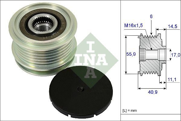 Муфта генератора SCHAEFFLER INA 535001210 - zapix