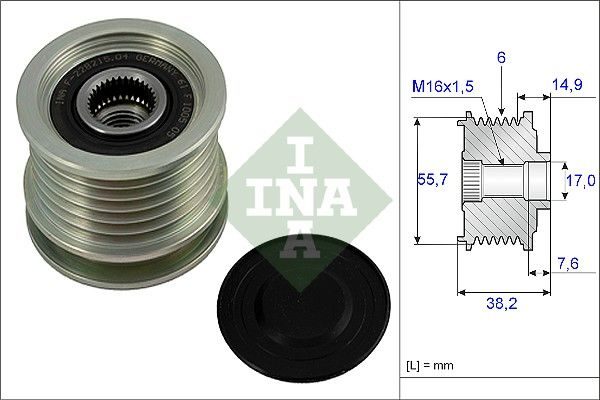 Муфта генератора SCHAEFFLER INA 535001310 - zapix