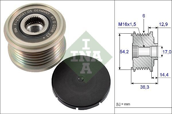 Муфта генератора SCHAEFFLER INA 535019410 - zapix