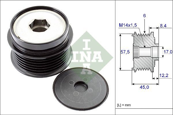 Муфта генератора SCHAEFFLER INA 535017410 - zapix