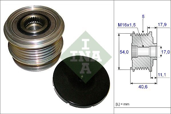 Муфта генератора SCHAEFFLER INA 535012110 - zapix
