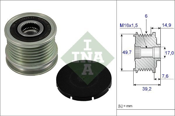 Муфта генератора SCHAEFFLER INA 535001510 - zapix
