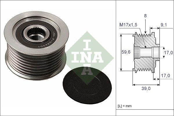 Муфта генератора SCHAEFFLER INA 535004910 - zapix