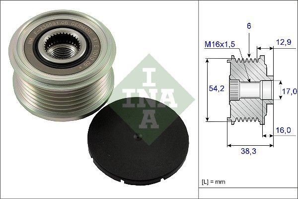 Муфта генератора SCHAEFFLER INA 535006210 - zapix