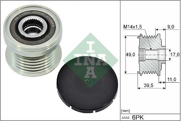 Муфта генератора SCHAEFFLER INA 535036110 - zapix