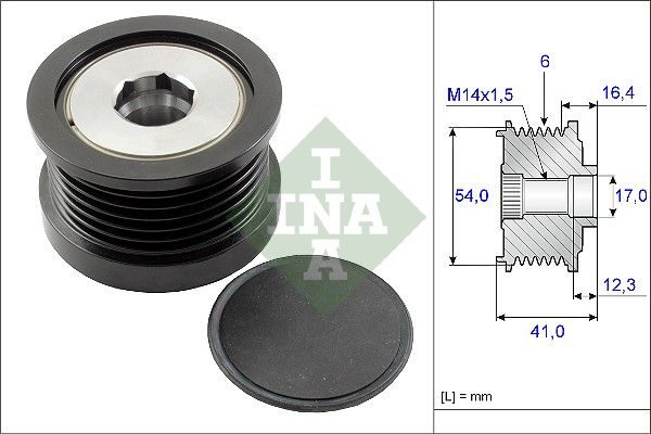 Муфта генератора SCHAEFFLER INA 535025910 - zapix