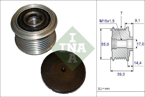 Муфта генератора SCHAEFFLER INA 535014210 - zapix