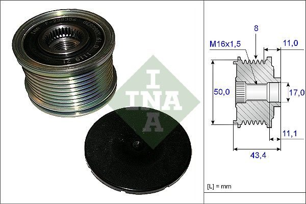 Муфта генератора SCHAEFFLER INA 535010810 - zapix