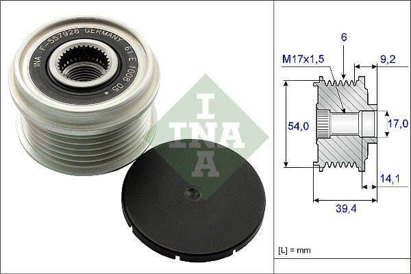 Муфта генератора SCHAEFFLER INA 535015110 - zapix