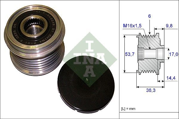 Муфта генератора SCHAEFFLER INA 535020310 - zapix
