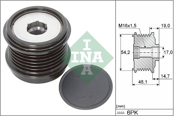 Муфта генератора SCHAEFFLER INA 535031010 - zapix