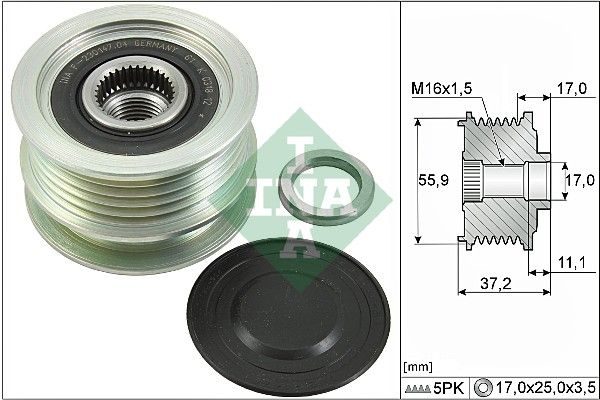 Муфта генератора SCHAEFFLER INA 535011610 - zapix
