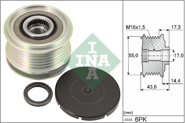 Муфта генератора SCHAEFFLER INA 535010510 - zapix