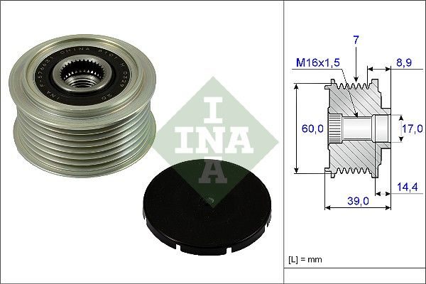 Муфта генератора SCHAEFFLER INA 535024510 - zapix