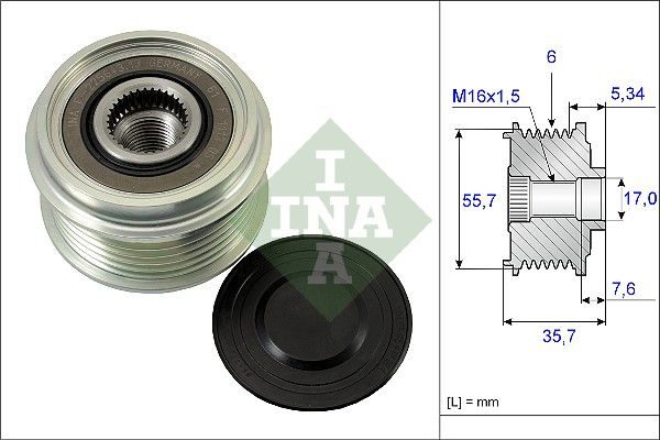 Муфта генератора SCHAEFFLER INA 535007710 - zapix