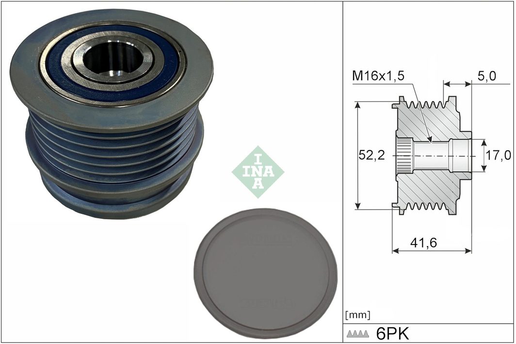 Муфта генератора SCHAEFFLER INA 535036310 - zapix