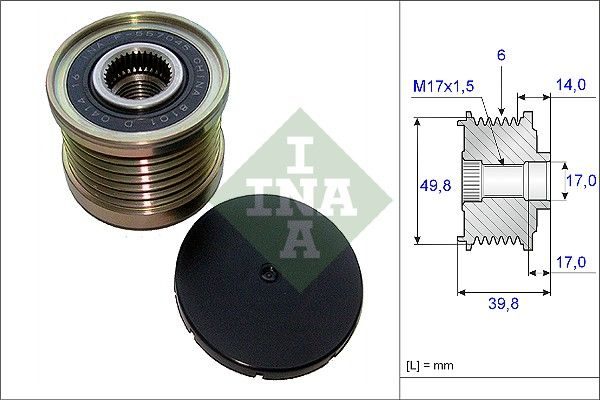 Муфта генератора SCHAEFFLER INA 535014610 - zapix