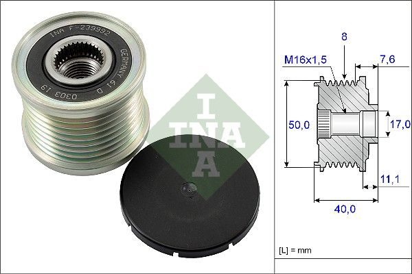 Муфта генератора SCHAEFFLER INA 535011910 - zapix