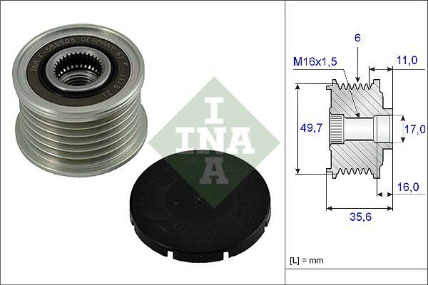 Муфта генератора SCHAEFFLER INA 535001610 - zapix