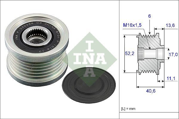 Муфта генератора SCHAEFFLER INA 535004410 - zapix
