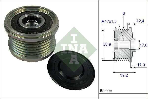 Муфта генератора SCHAEFFLER INA 535024710 - zapix