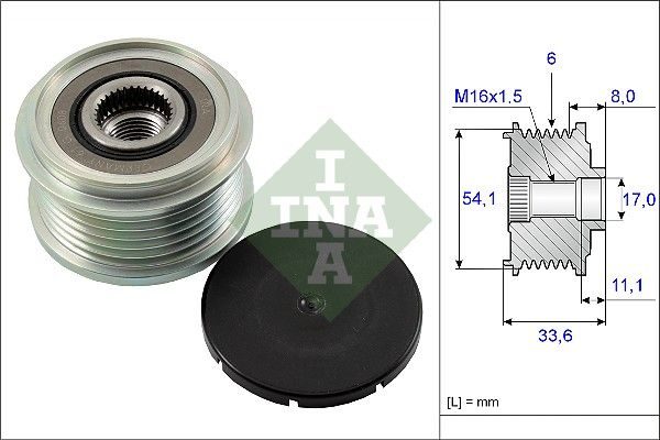 Муфта генератора SCHAEFFLER INA 535005910 - zapix