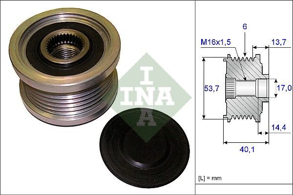 Муфта генератора SCHAEFFLER INA 535020210 - zapix