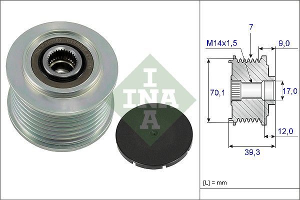 Муфта генератора SCHAEFFLER INA 535021410 - zapix