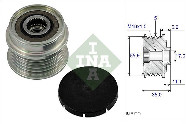 Муфта генератора SCHAEFFLER INA 535000510 - zapix
