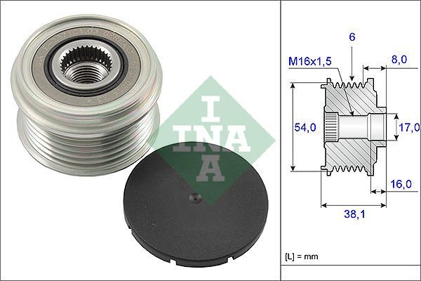 Муфта генератора SCHAEFFLER INA 535006310 - zapix