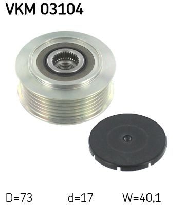 Муфта генератора SKF VKM03104 - zapix