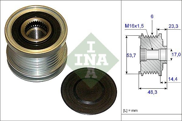 Муфта генератора SCHAEFFLER INA 535020410 - zapix