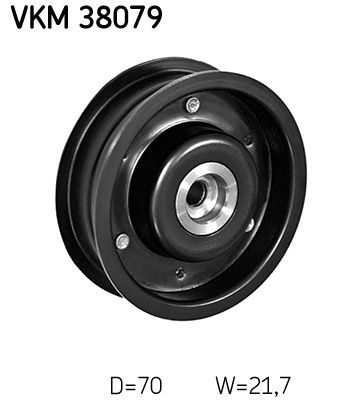 Обвідний ролик ременя приводного SKF VKM38079 - zapix