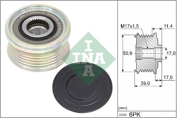 Муфта генератора SCHAEFFLER INA 535035810 - zapix
