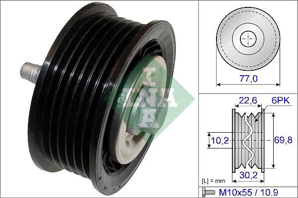 Обвідний ролик ременя приводного SCHAEFFLER INA 532070010 - zapix